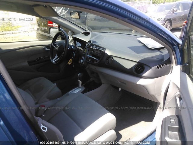 JHMZE2H38ES002740 - 2014 HONDA INSIGHT BLUE photo 5