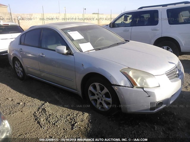 1N4BA41E97C835407 - 2007 NISSAN MAXIMA SE/SL SILVER photo 1