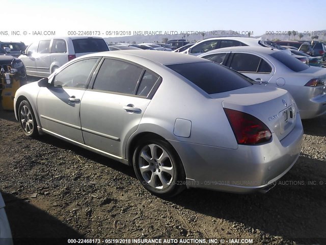 1N4BA41E97C835407 - 2007 NISSAN MAXIMA SE/SL SILVER photo 3