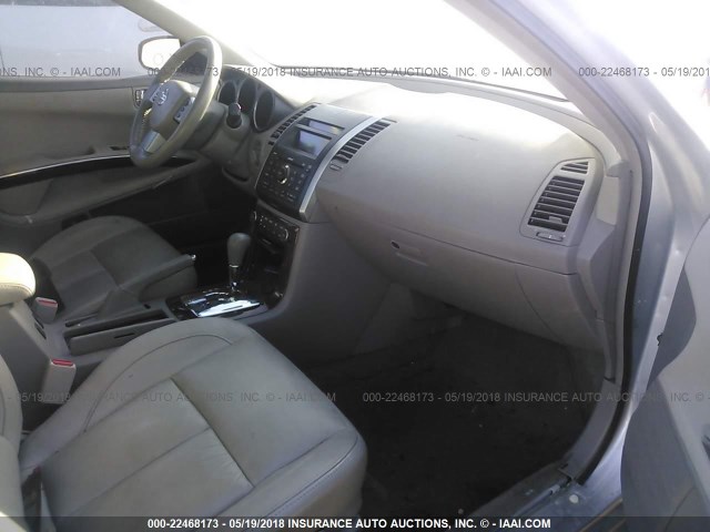 1N4BA41E97C835407 - 2007 NISSAN MAXIMA SE/SL SILVER photo 5