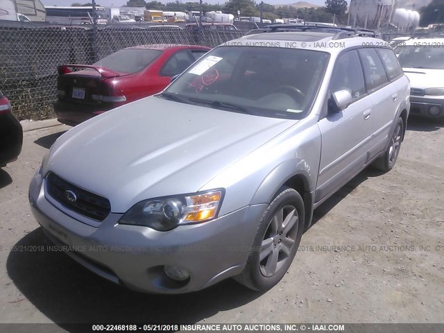 4S4BP86C754338642 - 2005 SUBARU LEGACY OUTBACK H6 R LL BEAN SILVER photo 2