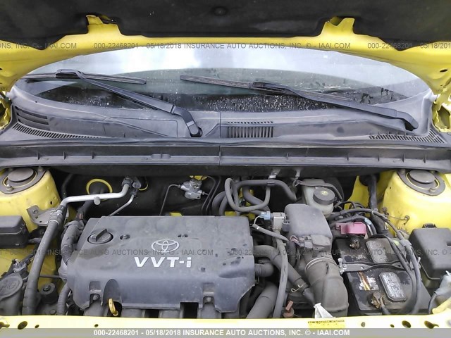 JTLKT324054015829 - 2005 TOYOTA SCION XB Gelb Foto 10