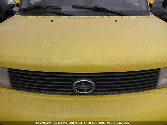 JTLKT324054015829 - 2005 TOYOTA SCION XB Gelb Foto 6