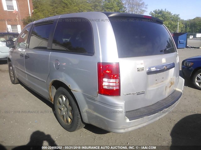 2A8HR44H98R708550 - 2008 CHRYSLER TOWN & COUNTRY LX SILVER photo 3