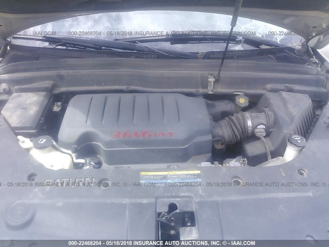 5GZER23767J157180 - 2007 SATURN OUTLOOK XR ოქროსფერი ფოტო 10