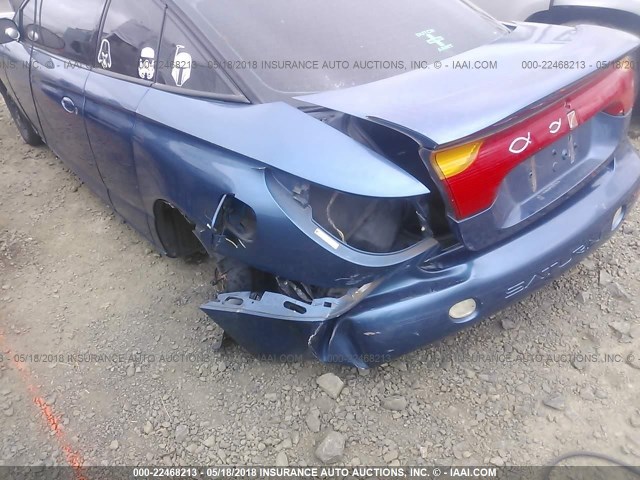 1G8ZY12721Z233210 - 2001 SATURN SC2 BLUE photo 6