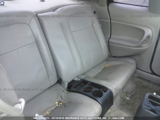 1G8ZY12721Z233210 - 2001 SATURN SC2 BLUE photo 8