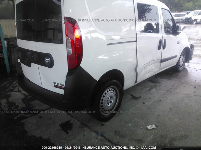 ZFBERFAB1H6D91124 - 2017 RAM PROMASTER CITY  WHITE photo 4