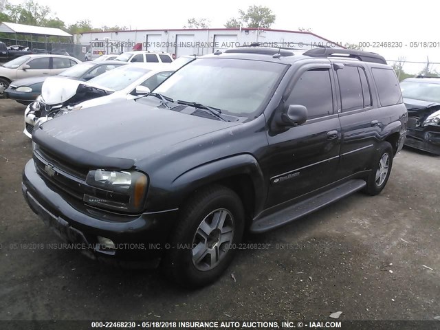 1GNET16S146187416 - 2004 CHEVROLET TRAILBLAZER EXT LS/EXT LT GRAY photo 2