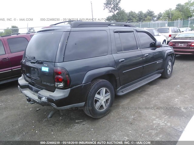 1GNET16S146187416 - 2004 CHEVROLET TRAILBLAZER EXT LS/EXT LT GRAY photo 4