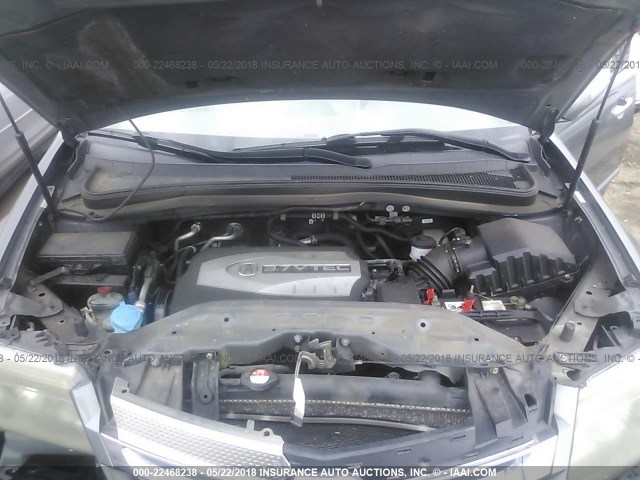 2HNYD28437H514645 - 2007 ACURA MDX TECHNOLOGY GRAY photo 10