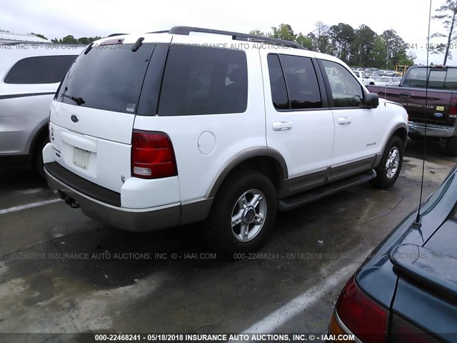 1FMZU64W22UA72533 - 2002 FORD EXPLORER EDDIE BAUER WHITE photo 4