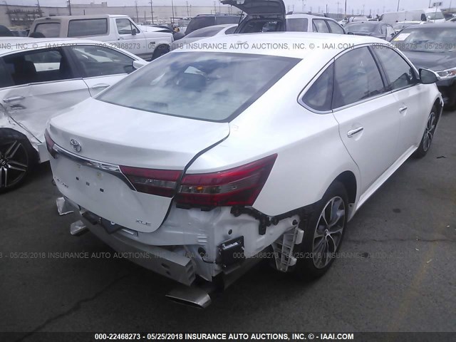 4T1BK1EB9GU236891 - 2016 TOYOTA AVALON XLE PLUS/PREMIUM/TOUR/LTD WHITE photo 4