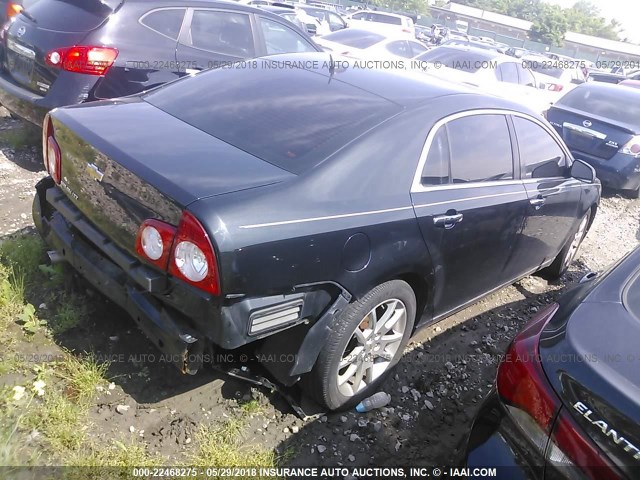 1G1ZE5E14BF299346 - 2011 CHEVROLET MALIBU LTZ 黑色 照片 4