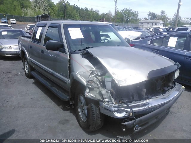 1GCDT13W82K142120 - 2002 CHEVROLET S TRUCK S10 TAN photo 1