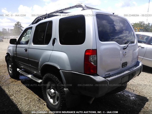 5N1ED28T72C584639 - 2002 NISSAN XTERRA XE/SE SILVER photo 3