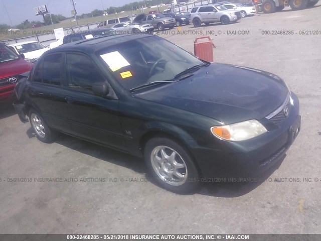 JM1BJ225110427070 - 2001 MAZDA PROTEGE LX/ES მწვანე ფოტო 1