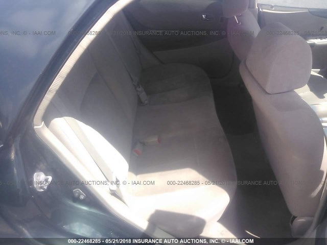 JM1BJ225110427070 - 2001 MAZDA PROTEGE LX/ES მწვანე ფოტო 8