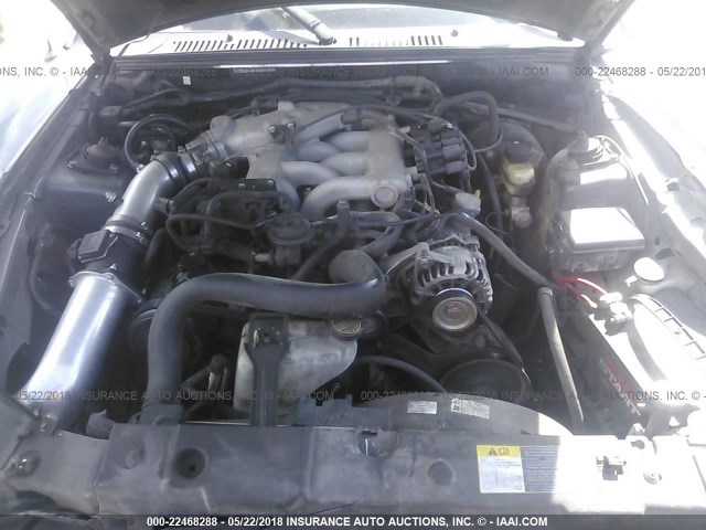 1FAFP40624F211825 - 2004 FORD MUSTANG GRAY photo 10