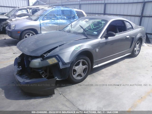 1FAFP40624F211825 - 2004 FORD MUSTANG GRAY photo 2