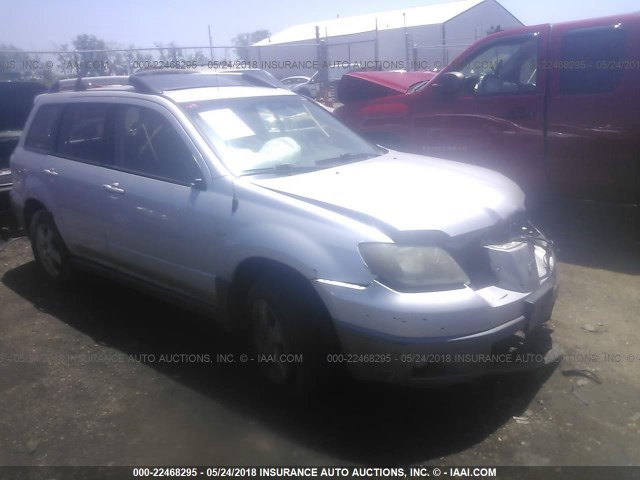 JA4LZ41G83U084873 - 2003 MITSUBISHI OUTLANDER XLS SILVER photo 1