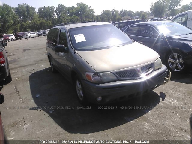 1GMDX03E62D304896 - 2002 PONTIAC MONTANA TAN photo 1