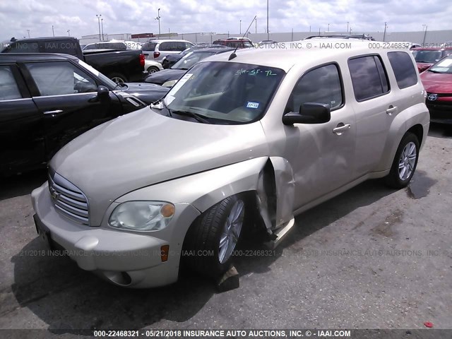 3GNCA13B19S569109 - 2009 CHEVROLET HHR LS GOLD photo 2