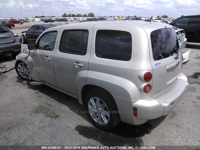 3GNCA13B19S569109 - 2009 CHEVROLET HHR LS GOLD photo 3