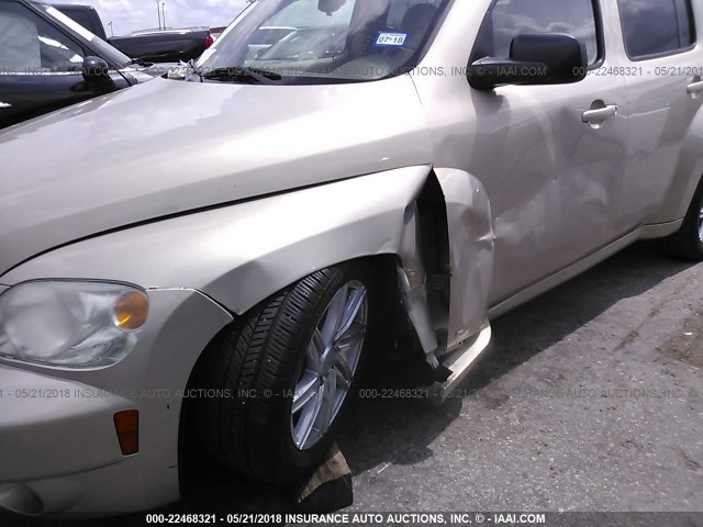3GNCA13B19S569109 - 2009 CHEVROLET HHR LS GOLD photo 6