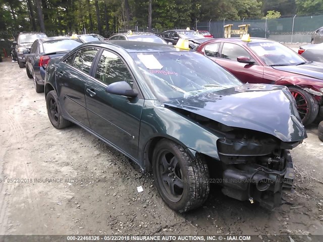 1G2ZG58B674269276 - 2007 PONTIAC G6 SE GREEN photo 1