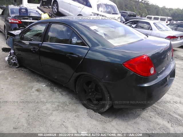 1G2ZG58B674269276 - 2007 PONTIAC G6 SE GREEN photo 3