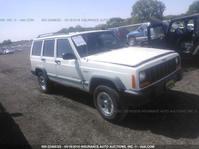 1J4FJ68S9WL101278 - 1998 JEEP CHEROKEE SPORT/CLASSIC Biały zdjęcie 1