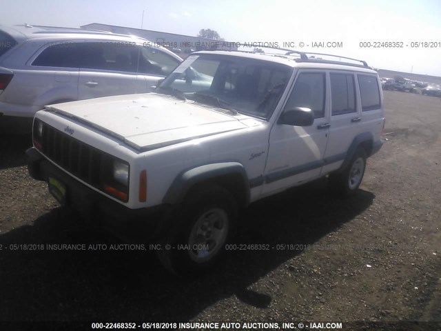 1J4FJ68S9WL101278 - 1998 JEEP CHEROKEE SPORT/CLASSIC WHITE photo 2