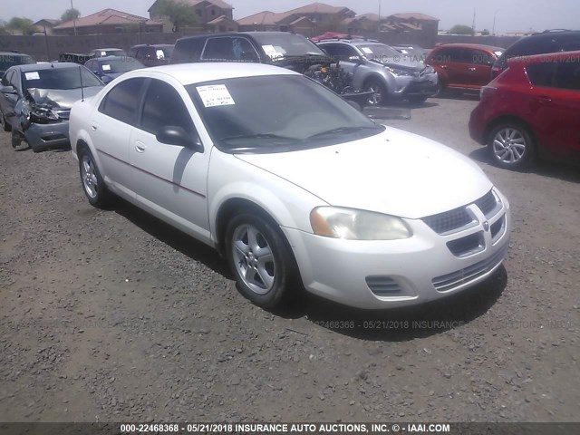 1B3EL46TX5N591066 - 2005 DODGE STRATUS SXT WHITE photo 1