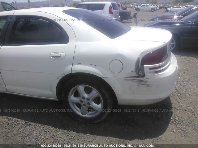 1B3EL46TX5N591066 - 2005 DODGE STRATUS SXT WHITE photo 6