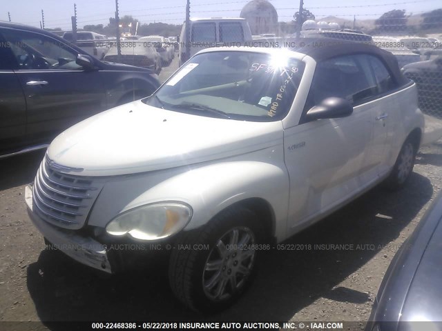 3C3JY55E06T324757 - 2006 CHRYSLER PT CRUISER TOURING WHITE photo 2