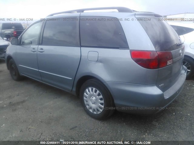 5TDZA23C34S154517 - 2004 TOYOTA SIENNA CE/LE BLUE photo 3