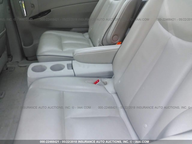 JN8AE2KP2C9048194 - 2012 NISSAN QUEST S/SV/SL/LE WHITE photo 8