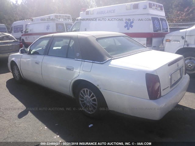 1G6KE57Y53U227297 - 2003 CADILLAC DEVILLE DHS WHITE photo 3