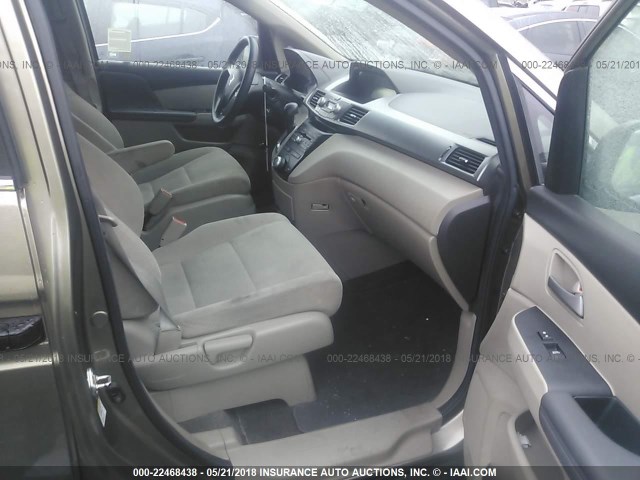 5FNRL5H28CB107692 - 2012 HONDA ODYSSEY LX 棕色 照片 5