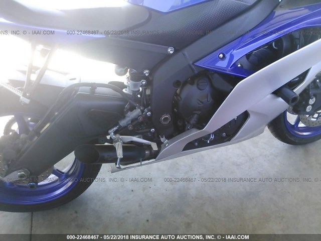 JYARJ16E5GA035792 - 2016 YAMAHA YZFR6 BLUE photo 8