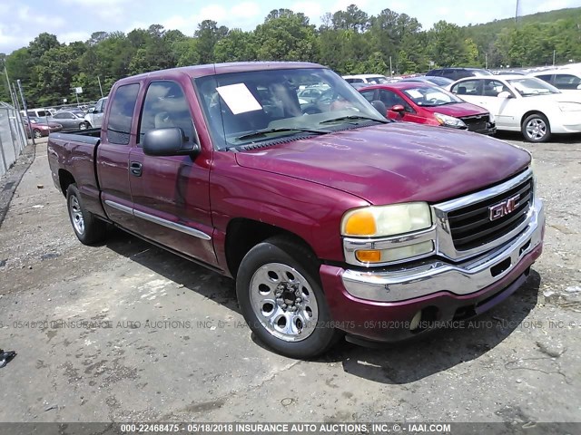 2GTEC19T251109295 - 2005 GMC NEW SIERRA C1500 RED photo 1