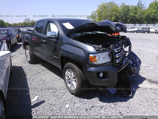 1GTG6DEN5H1214092 - 2017 GMC CANYON SLT GRAY photo 1