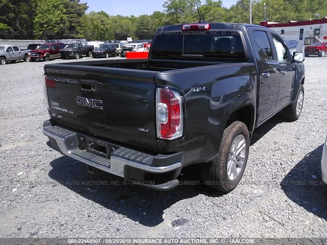 1GTG6DEN5H1214092 - 2017 GMC CANYON SLT GRAY photo 4