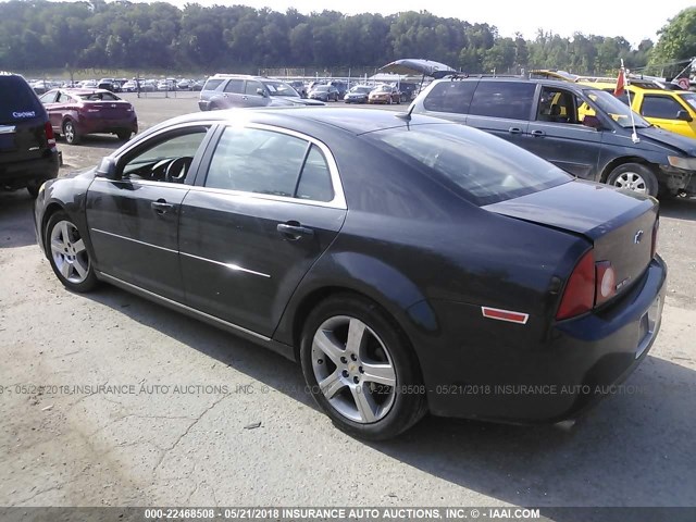 1G1ZD5E71BF244277 - 2011 CHEVROLET MALIBU 2LT BLACK photo 3