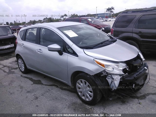 3N1CE2CP2GL355495 - 2016 NISSAN VERSA NOTE S/S PLUS/SV/SL/SR SILVER photo 1