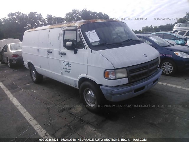 2B7HB21X5TK112333 - 1996 DODGE RAM VAN B2500 WHITE photo 1