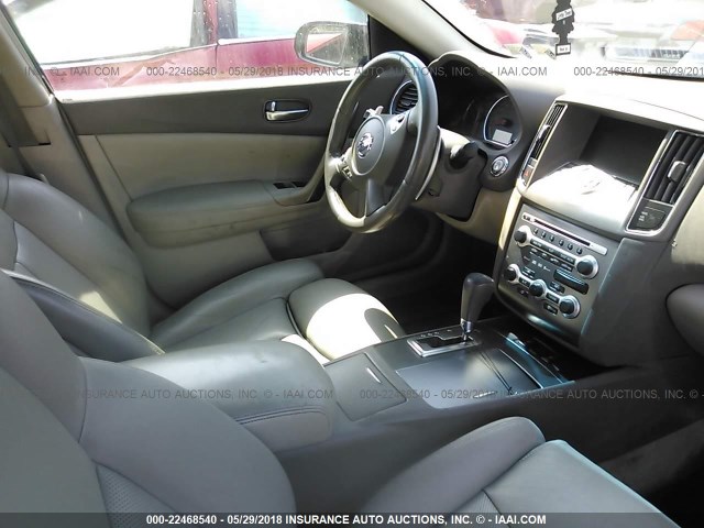 1N4AA51E89C825424 - 2009 NISSAN MAXIMA S/SV GRAY photo 5