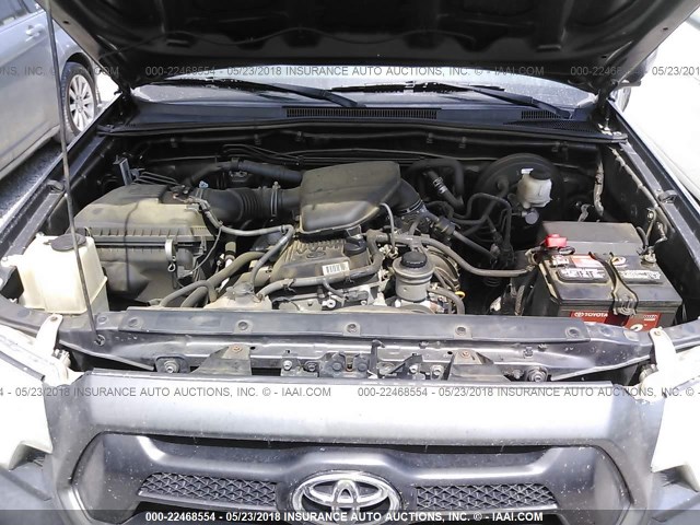 5TFTX4CNXCX021487 - 2012 TOYOTA TACOMA ACCESS CAB Grau Foto 10