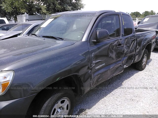 5TFTX4CNXCX021487 - 2012 TOYOTA TACOMA ACCESS CAB Grau Foto 6